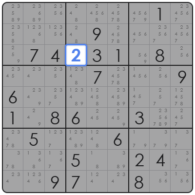 sudoku locked candidate